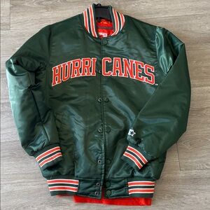 Miami Hurricanes Varsity Jacket with Shirt